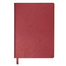 Бизнес-блокнот в клетку Lady, А5, бордовый фото