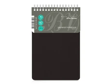 Бизнес-блокнот вертикальный Альт xPro А6, черный / белый фото