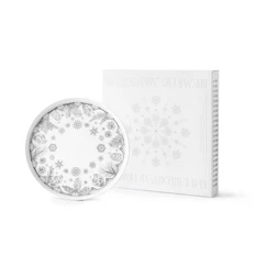 Блюдо Farforite «Время предвкушения» в подарочной коробке, белое / черное фото