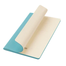 Блокнот Alpha Slim А5, лазурный фото