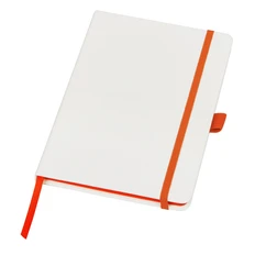 Блокнот ColorNote White A5, белый / оранжевый фото
