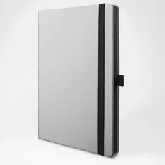 Блокнот Garda Luxe, белый / черный фото