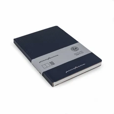 Блокнот линованный из каменной бумаги в твердой обложке Pininfarina, А5, темно-синий фото