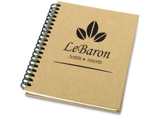 Блокнот в линейку на пружине Mendel B6, 60 листов, крафт фото