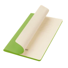 Блокнот Portobello Trend Alpha Slim А5, салатовый фото