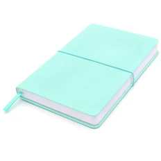 Блокнот с карманом Veles A5, бирюзовый фото