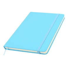 Блокнот с линованными страницами Monte A5, голубой фото