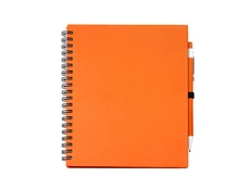 Блокнот с шариковой ручкой Leynax, оранжевый фото