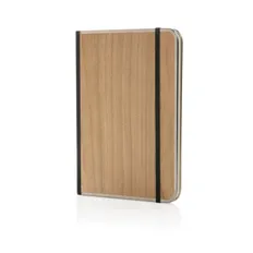 Блокнот в деревянной обложке FSC® XD Collection Treeline, А5, коричневый фото