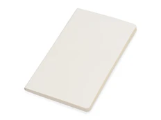 Блокнот в линейку Softy А5, soft touch, белый фото