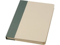Блокнот в твердой обложке Liliana А5, бежевый / зеленый фото