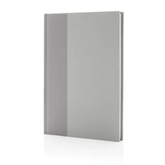 Блокнот из rPET и переработанной бумаги GRS XD Collection Words, бежевый фото