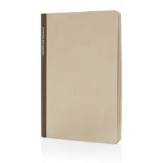 Блокнот из сахарного тростника XD Collection Stylo (сертификат Bonsucro), A5, крафт / коричневый фото