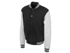 Бомбер Us Basic Oxford, черный / серый фото