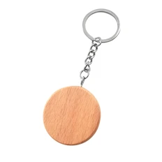 Брелок деревянный Napoli, коричневый фото