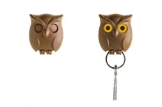 Брелок для ключей Night Owl, коричневый фото
