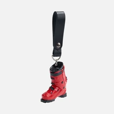 Брелок «Горнолыжный ботинок», красный фото