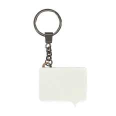 Брелок Handit «Мысль», белый фото