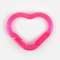 Брелок Impreso, сердце, 3D-печать на заказ фото