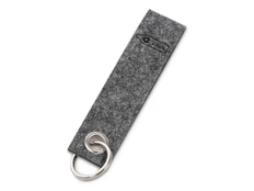 Брелок из RPET-фетра Felt, серый фото