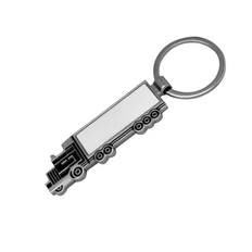 Брелок металлический Truck, серебристый фото