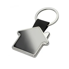 Брелок металлический Heim, серебристый фото