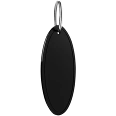 Брелок «Овал», черный фото