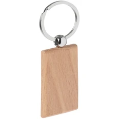 Брелок Rectangle Amulet, бежевая фото