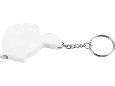 Брелок - рулетка Like, белый фото