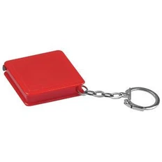 Брелок - рулетка квадратный, красный фото
