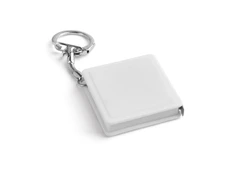 Брелок-рулетка Ashley, 1м, белый фото