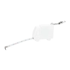 Брелок - рулетка в форме авто Грузовик, белый фото