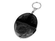 Брелок-рулетка «Кристалл», 1м, черный фото