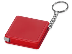 Брелок-рулетка квадратный «Дюйм», 1 м, красный фото