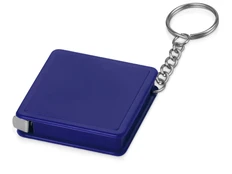 Брелок-рулетка квадратный «Дюйм», 1 м, синий фото