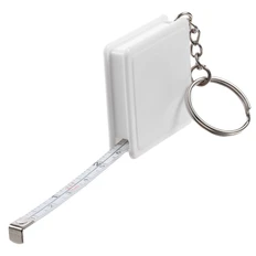 Брелок с рулеткой Square Ver.2, белый фото