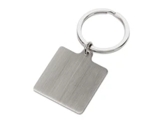 Брелок Steel SQR, серебряный фото