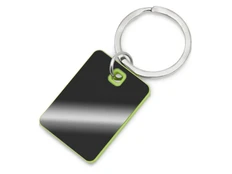 Брелок SteelPop Rct, черный / зеленый фото