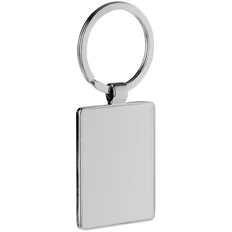 Брелок White Rectangle, серебристый фото