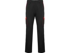 Брюки мужские Roly Trooper, черные / красные фото