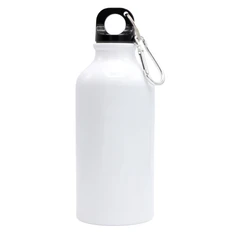 Бутылка алюминиевая Aeroflex, 400 мл, белая фото