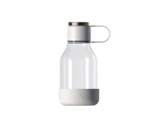 Бутылка для воды 2 в 1 Asobu Dog Bowl Bottle, 1500 мл, прозрачная / белая фото