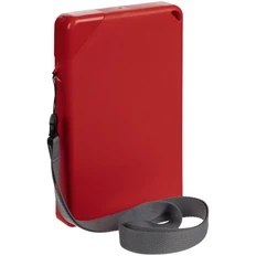 Бутылка для воды плоская Flacon, красная фото