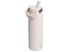 Бутылка для воды с откидной трубочкой Stanley IceFlow™ 2.0, 700 мл, розовая фото