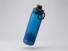 Бутылка для воды с ручкой Waterline Misty, 850 мл, синяя фото