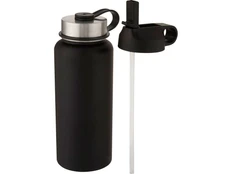 Бутылка для воды спортивная Supra, 1000 мл, черная фото