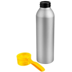 Бутылка для воды Viking Silver, 650 мл, серебристая / желтая фото