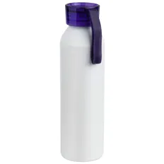 Бутылка для воды Viking White, 650 мл, белая / фиолетовая фото