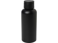 Бутылка для воды из переработанного алюминия Trinity, черная фото