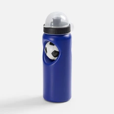 Бутылка с антистрессом Footballer, синяя фото